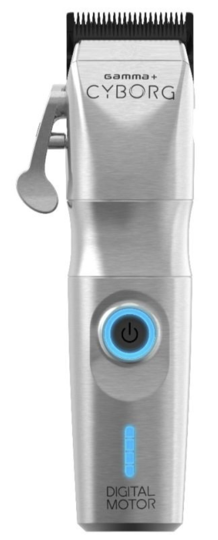 Gamma+ Cyborg Clipper - Professional Metal Hair Clipper with Digital Brushless Motor